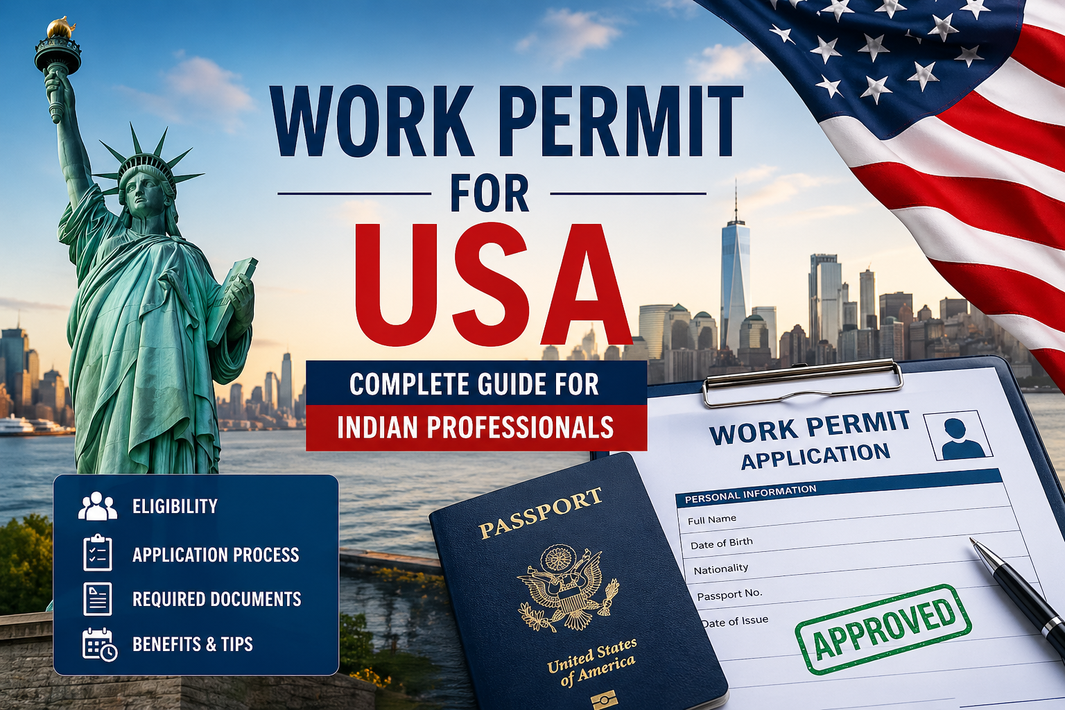 Work Permit for USA: Complete Guide for Indian Professionals