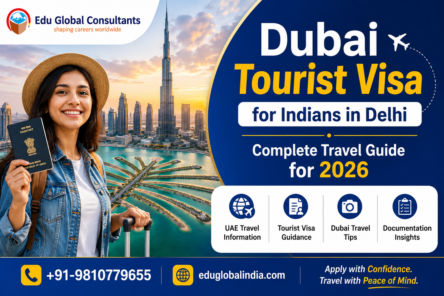 Dubai Tourist Visa for Indians in Delhi: Complete Travel Guide for 2026